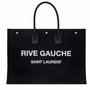 Yves Saint Laurent Rive Gauche Canvas Tote Bag
